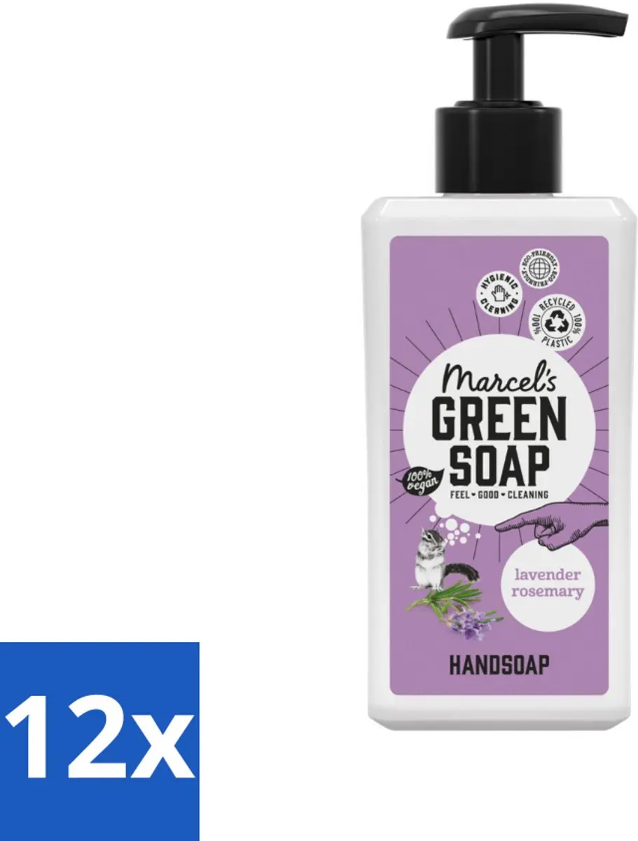 Marcel's Green Soap Handzeep Lavendel & Rozemarijn 500ml