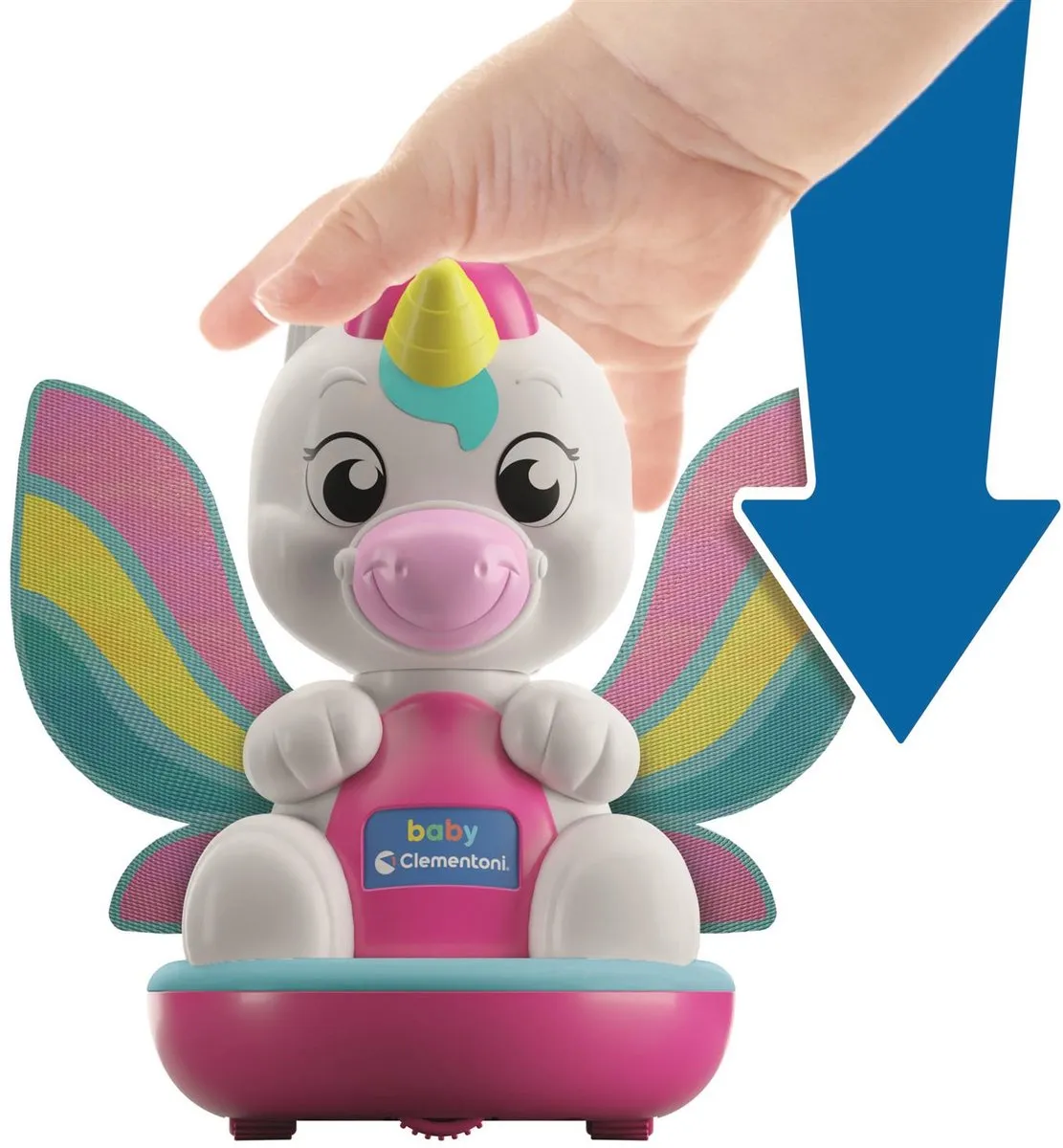 Clementoni Baby Spin & Dream Tol - Eenhoorn & Draakje Multicolor