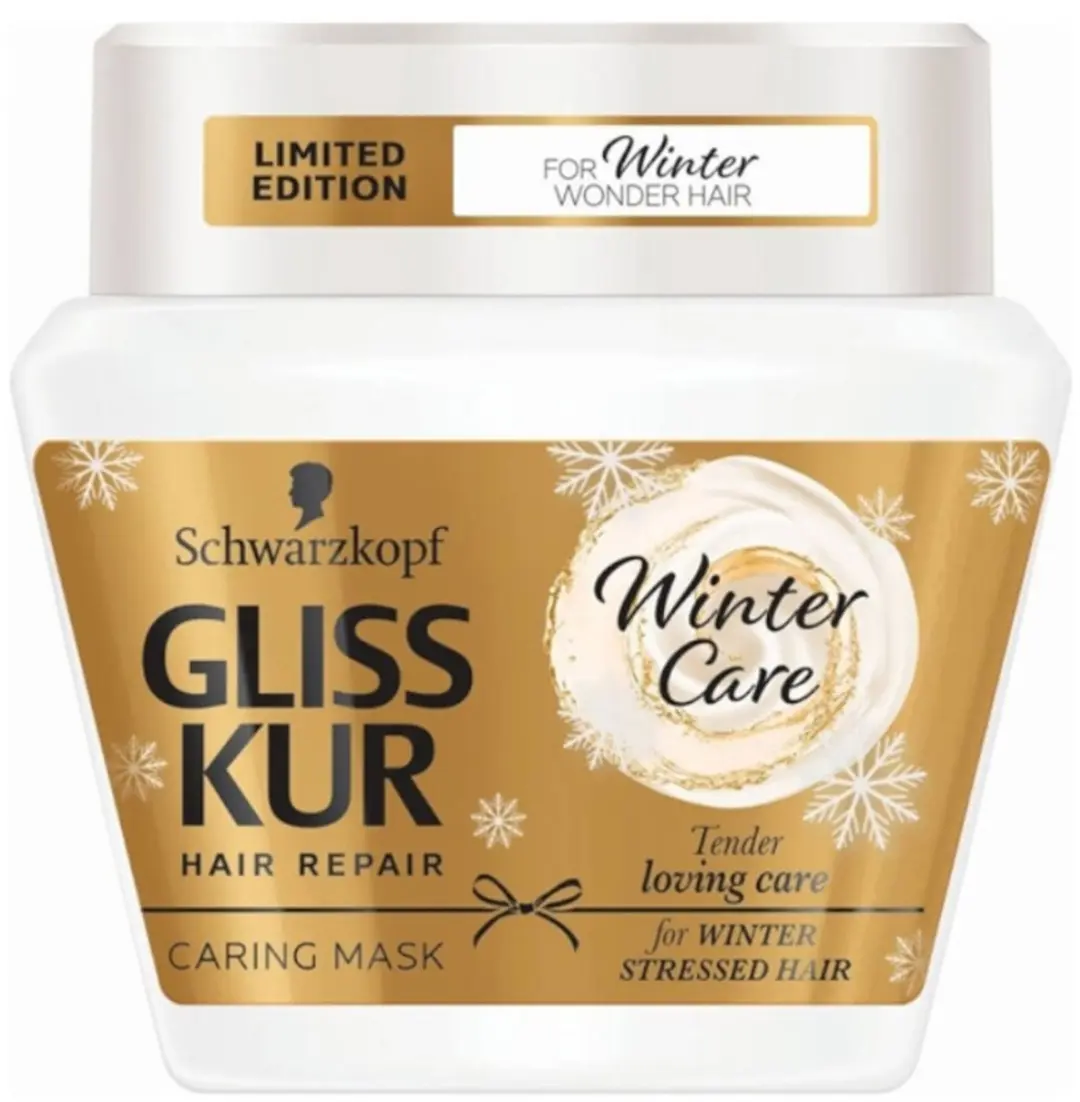 Gliss Kur Haar Masker Winterherstel 600ml - 2 Stuks