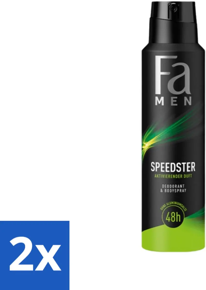 Fa Speedster Deo Spray 300ml (2x150ml)