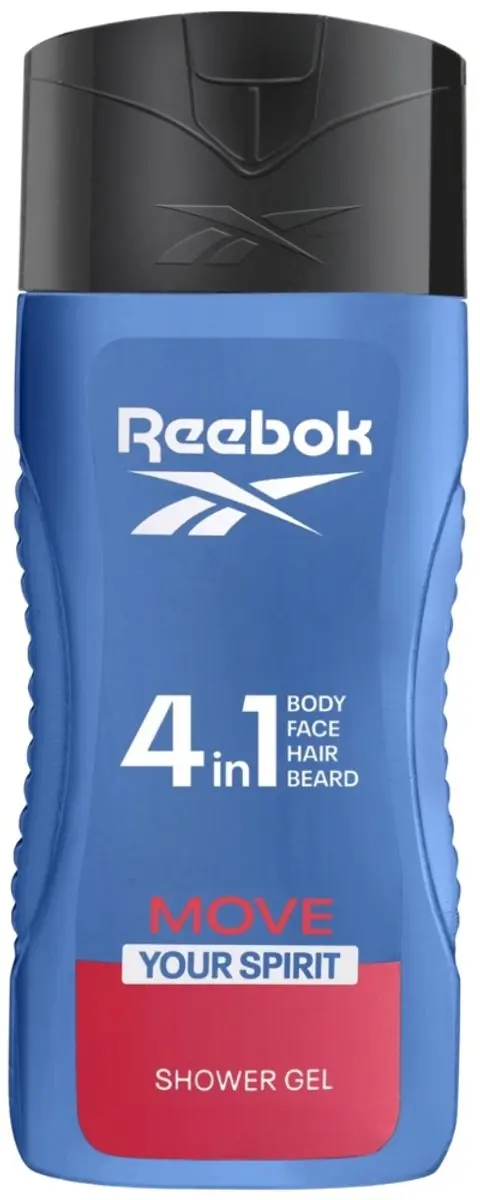 Reebok Move Your Spirit Douchegel 4-in-1 - 400ml - 10 Stuks