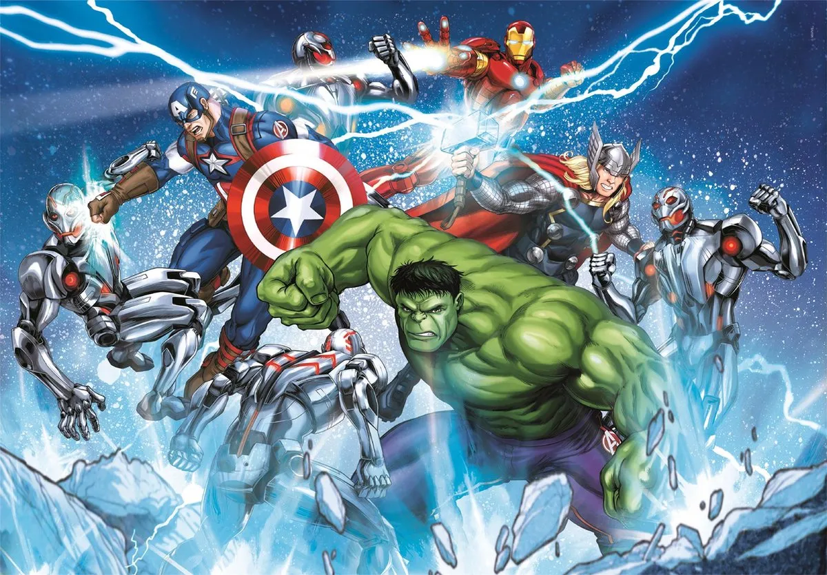 Clementoni Marvel Avengers Puzzel 104 Stuks - Multicolor