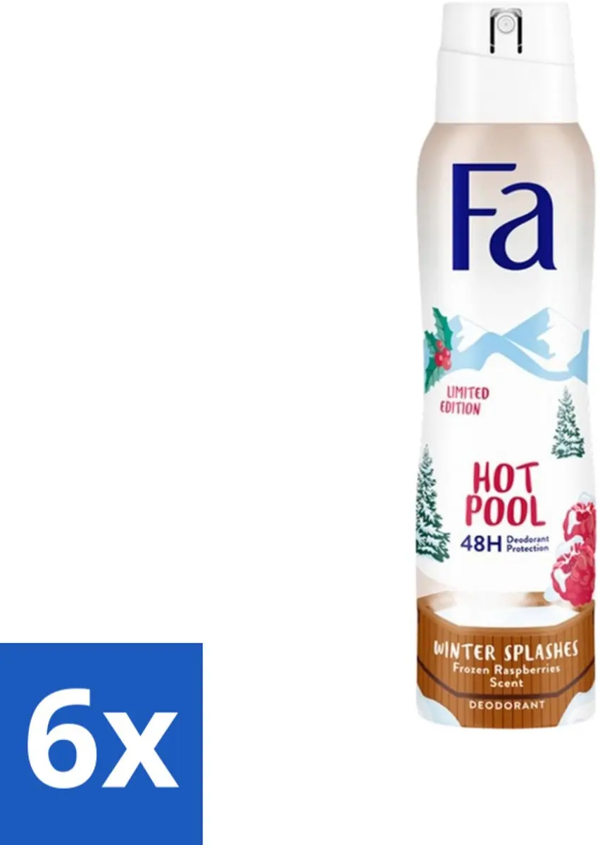 Fa Deospray Winter Splashes Frozen Raspberry
