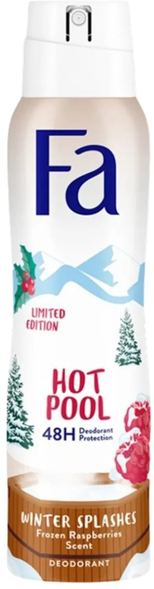 Fa Deospray Winter Splashes Frozen Raspberry - 6 Stuks (900ml)