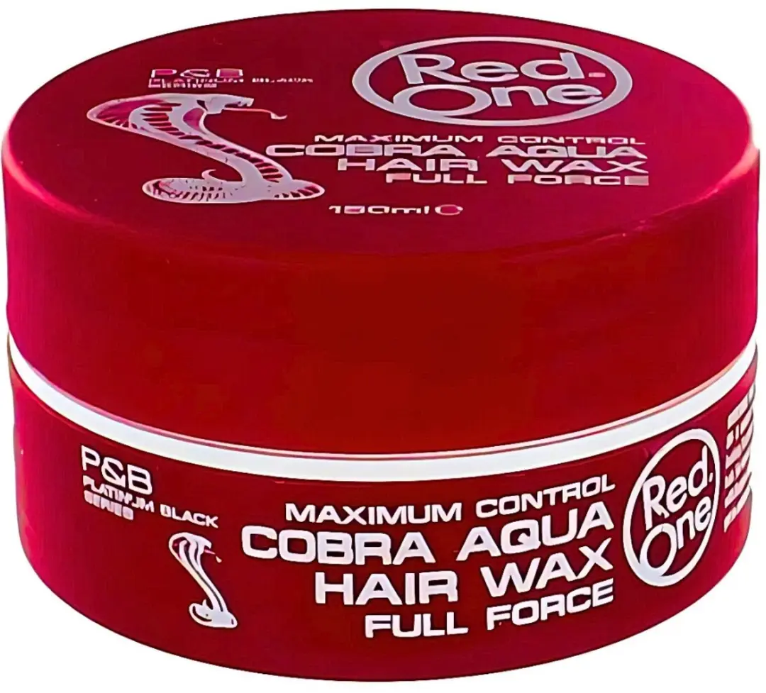 Red One Cobra Aqua Haarwax - 20 Stuks (3L) - Maximale Controle
