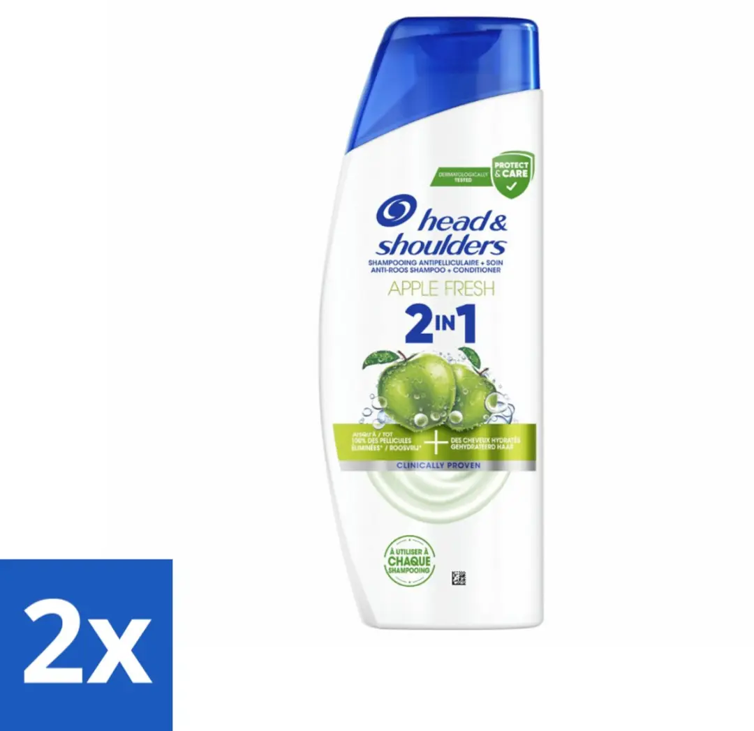 Head & Shoulders Apple Fresh 2-in-1 Shampoo Conditioner 600ml