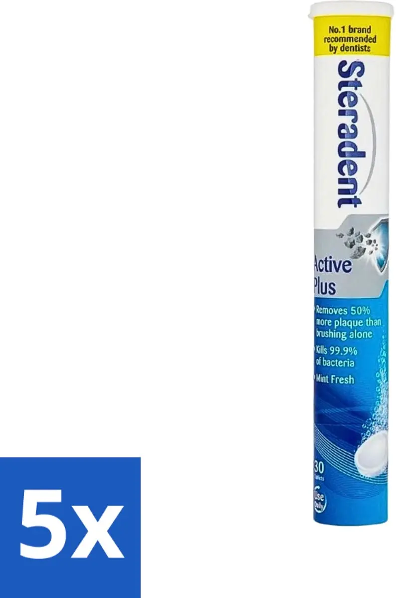 Steradent Active Plus Reinigingstabletten
