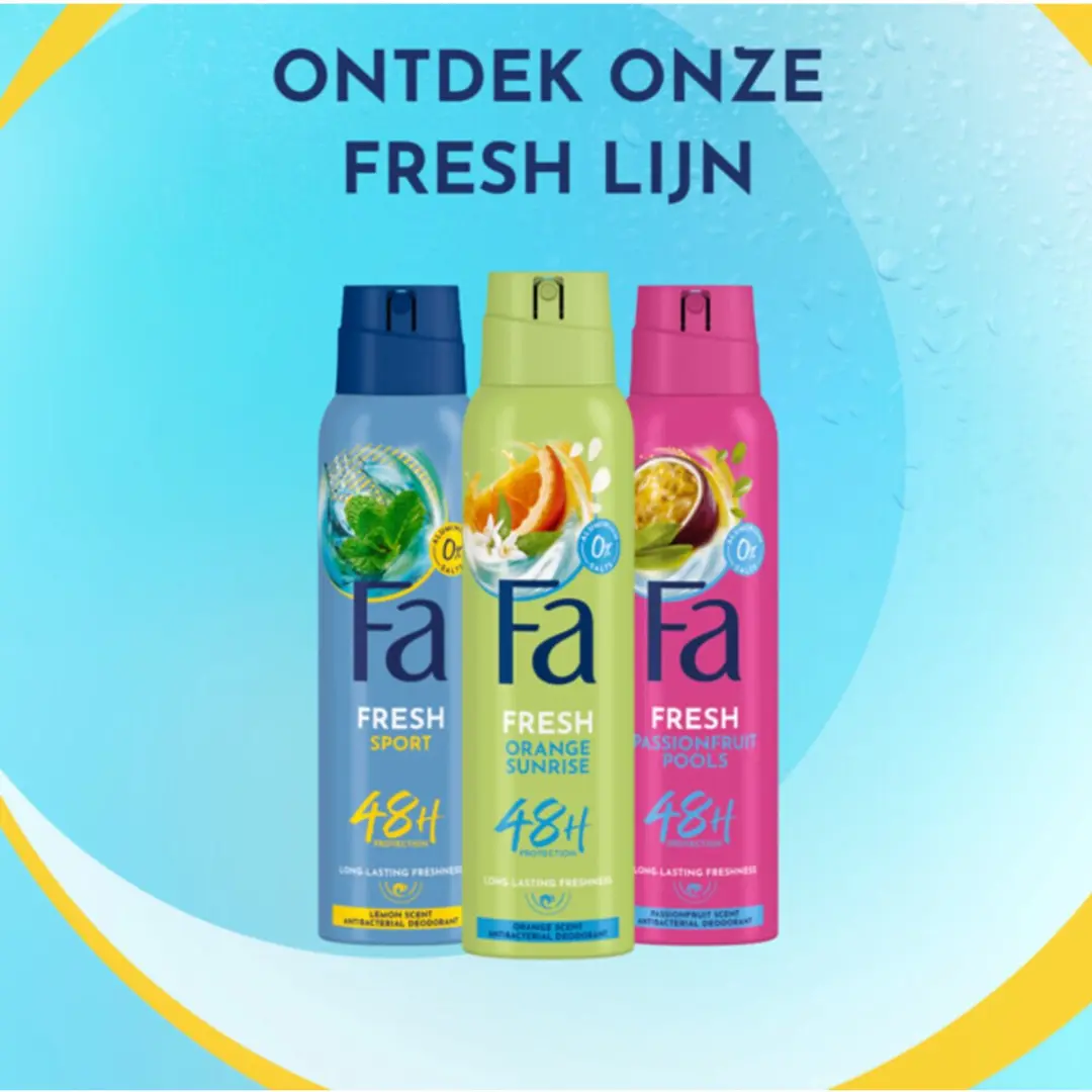 Fa Deodorant Spray Empowering Moments 150ml - 3 Stuks