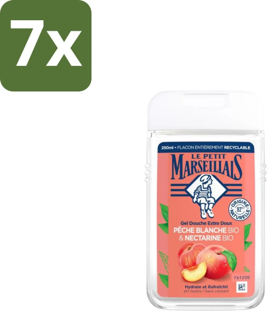 Le Petit Marseillais Douchegel Pêche Blanche & Nectarine 250ml