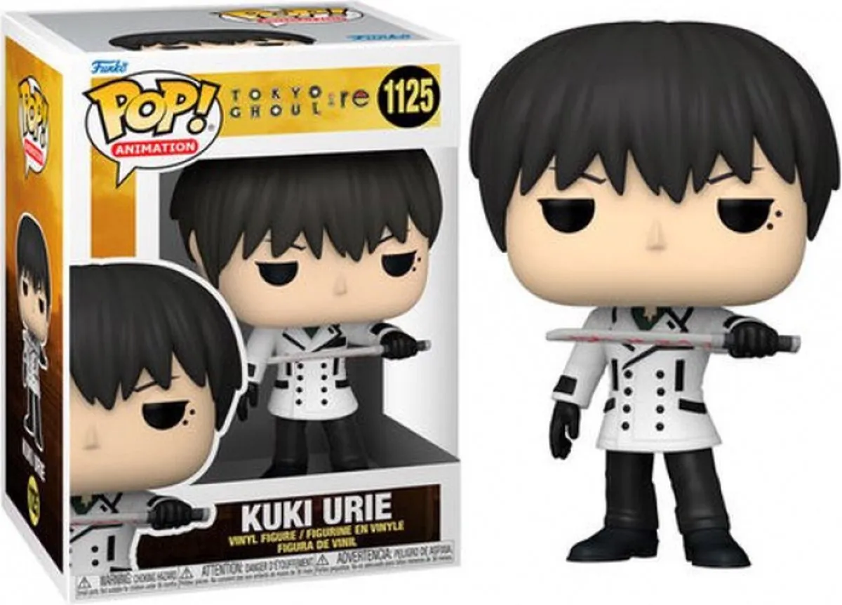 Funko Pop! Kuki Urie Tokyo Ghoul Verzamelfiguur 57642 - 9cm - Multicolor