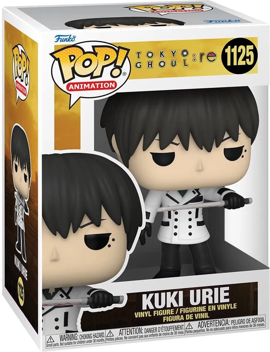 Funko Pop! Kuki Urie Tokyo Ghoul Verzamelfiguur 57642 - 9cm - Multicolor