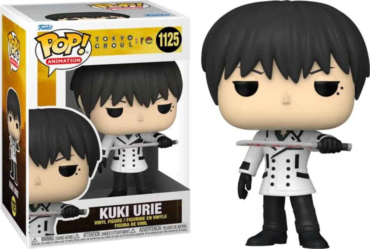 Funko Pop! Kuki Urie Tokyo Ghoul Verzamelfiguur 57642 - 9cm - Multicolor