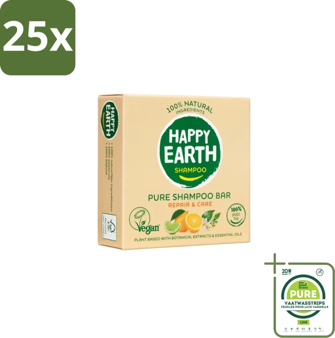 Happy Earth Shampoo Bar Repair & Care 70g