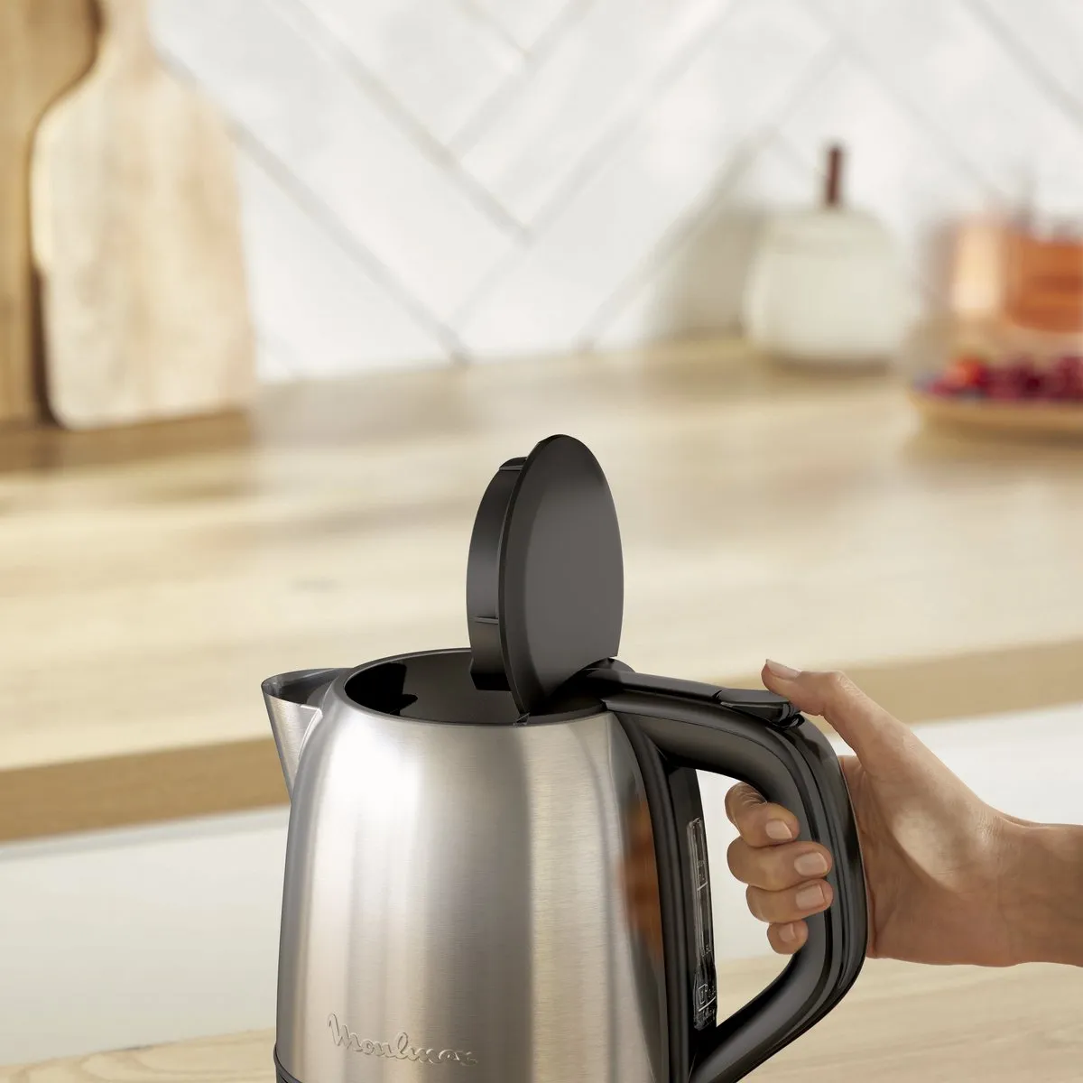 Moulinex Subito Mini BY5S2DE0 Waterkoker 1L - Zilver