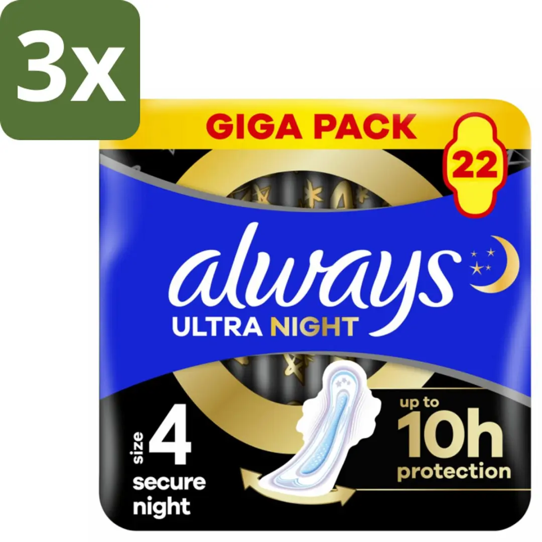 Always Ultra Secure Night Maandverband