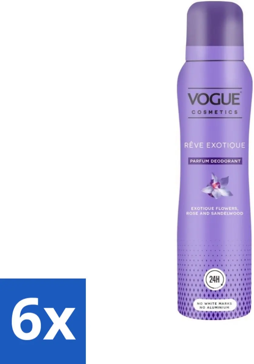 Vogue Reve Exotique Parfum Deodorant 150ml