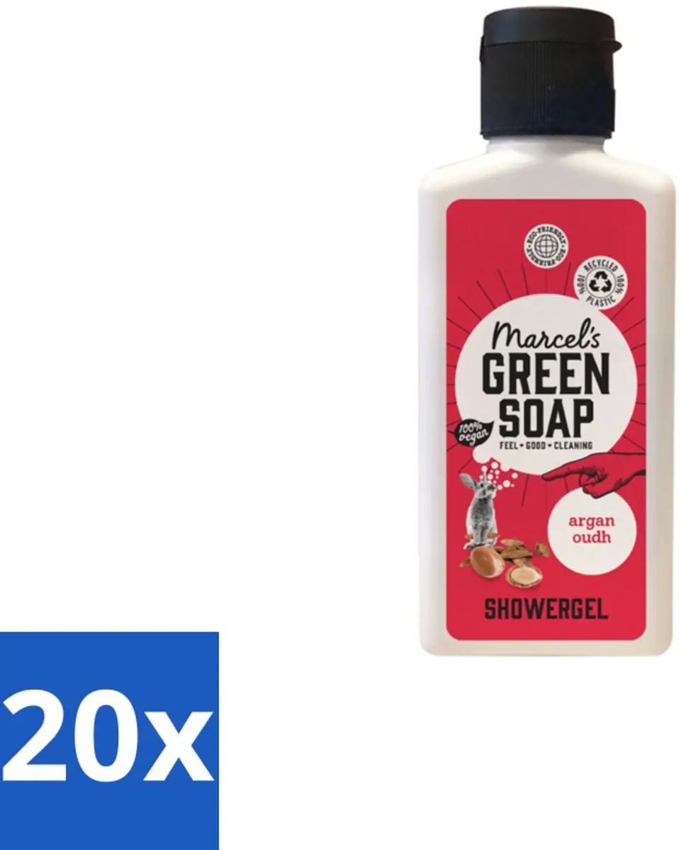 Marcel's Green Soap Douchegel Argan & Oudh Mini 100ml