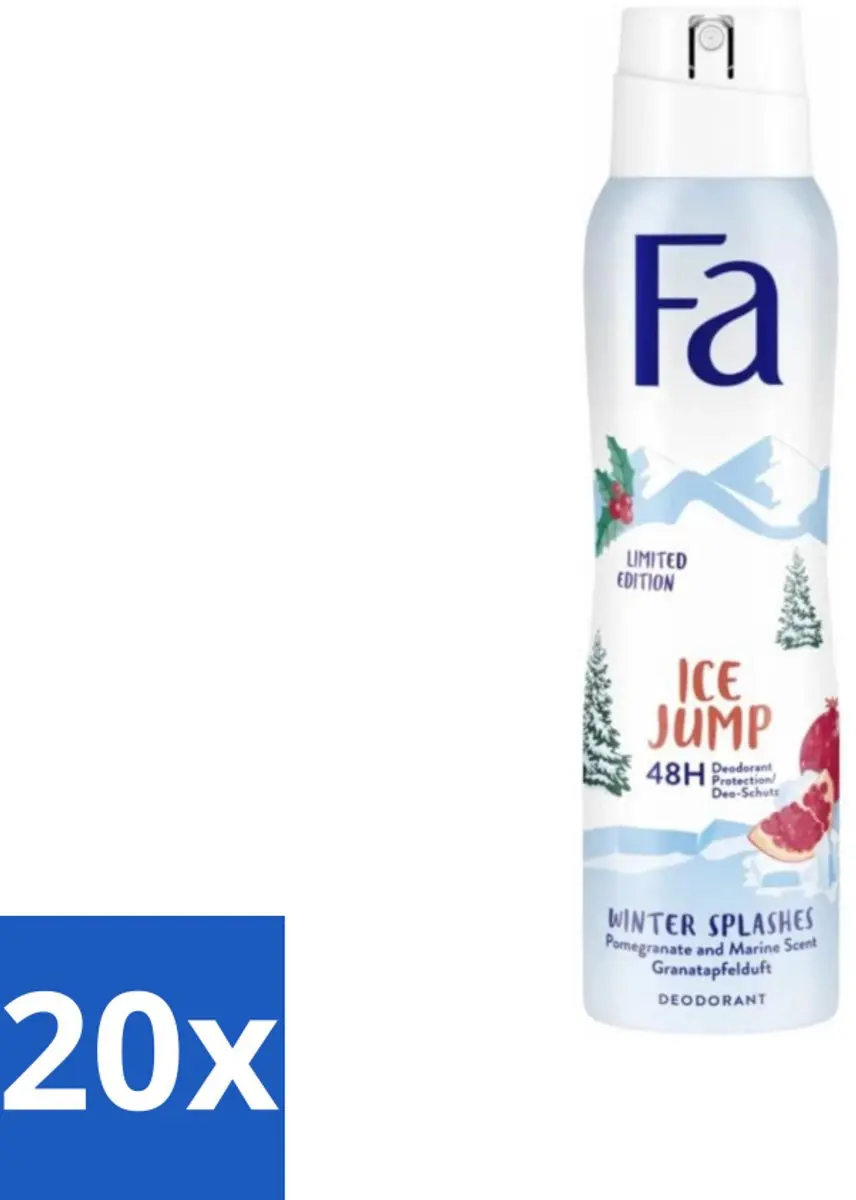 Fa Deodorant Spray Winter Splashes Ice Jump