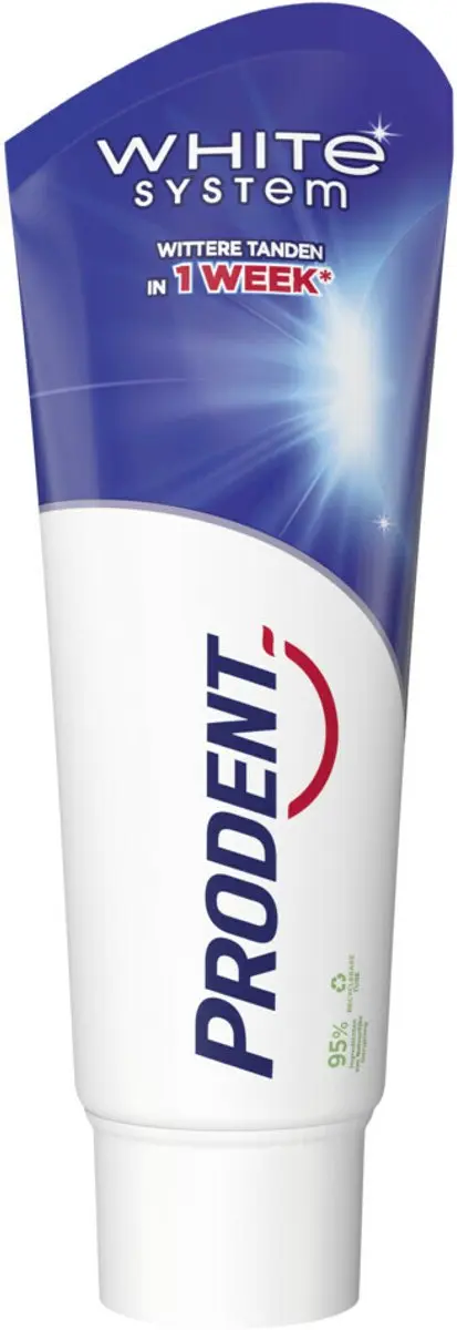 Prodent White System Tandpasta 75ml - 6 Stuks
