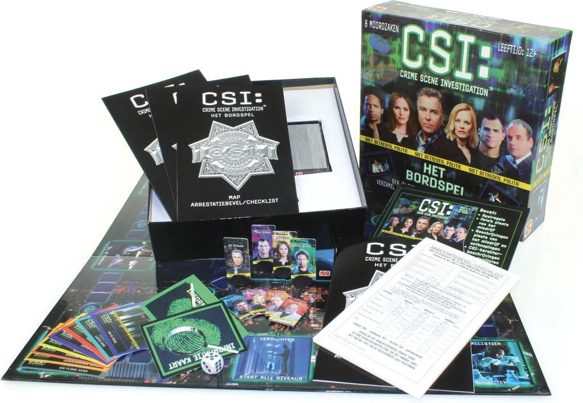 Jumbo CSI Crime Scene Investigation Bordspel - 4 Spelers