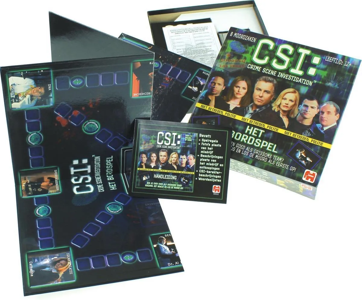 Jumbo CSI Crime Scene Investigation Bordspel
