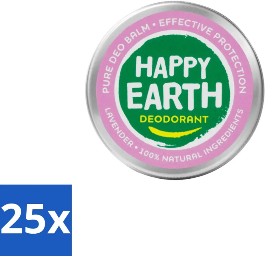 Happy Earth Deodorant Balm Lavender 45g
