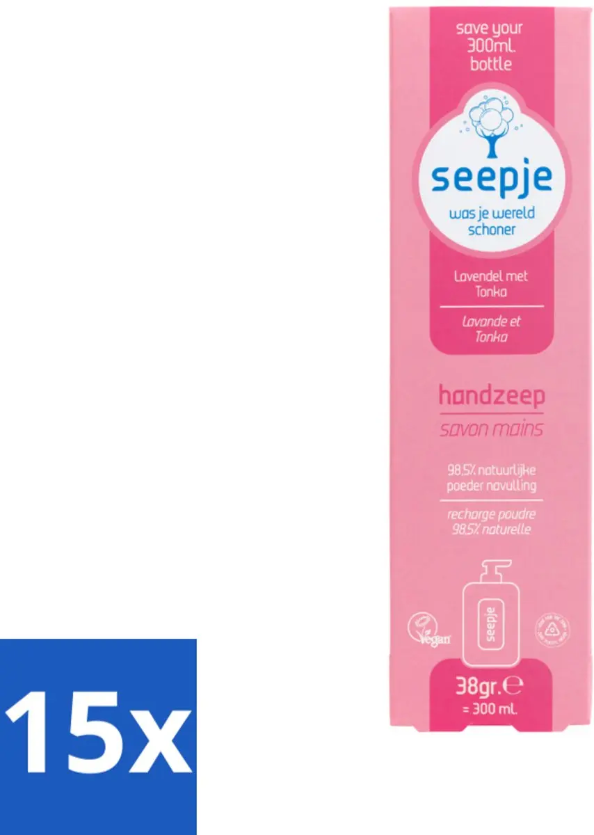 Seepje Handzeep Lavendel met Tonka