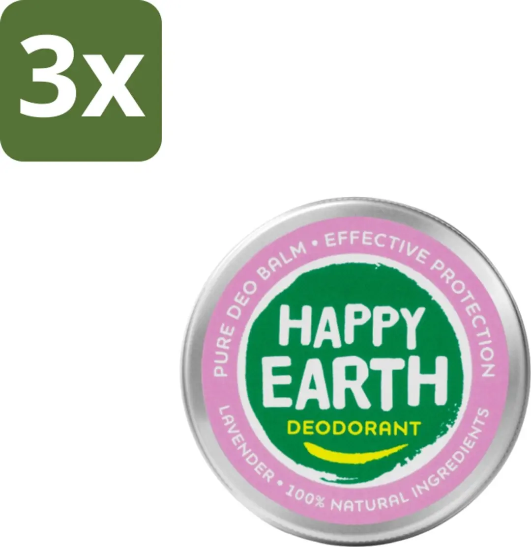 Happy Earth Deodorant Balm Lavendel