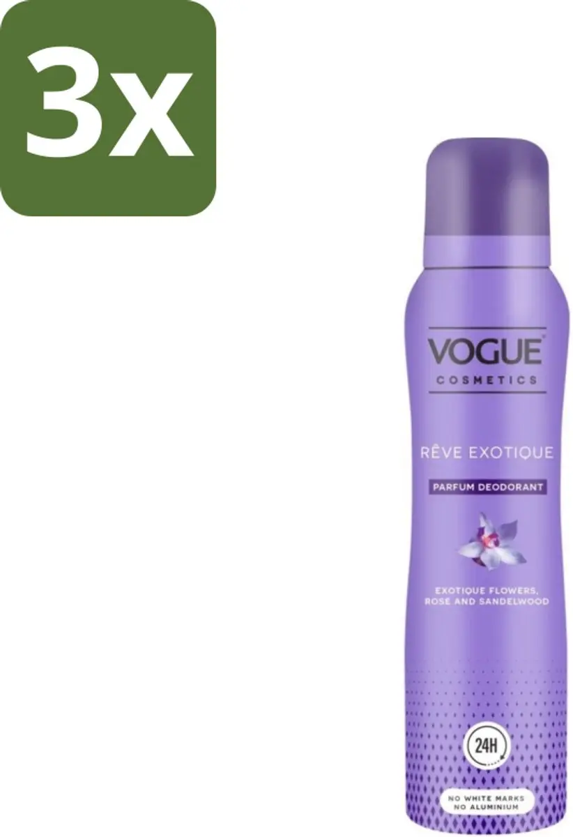 Vogue Reve Exotique Parfum Deodorant 150 ml