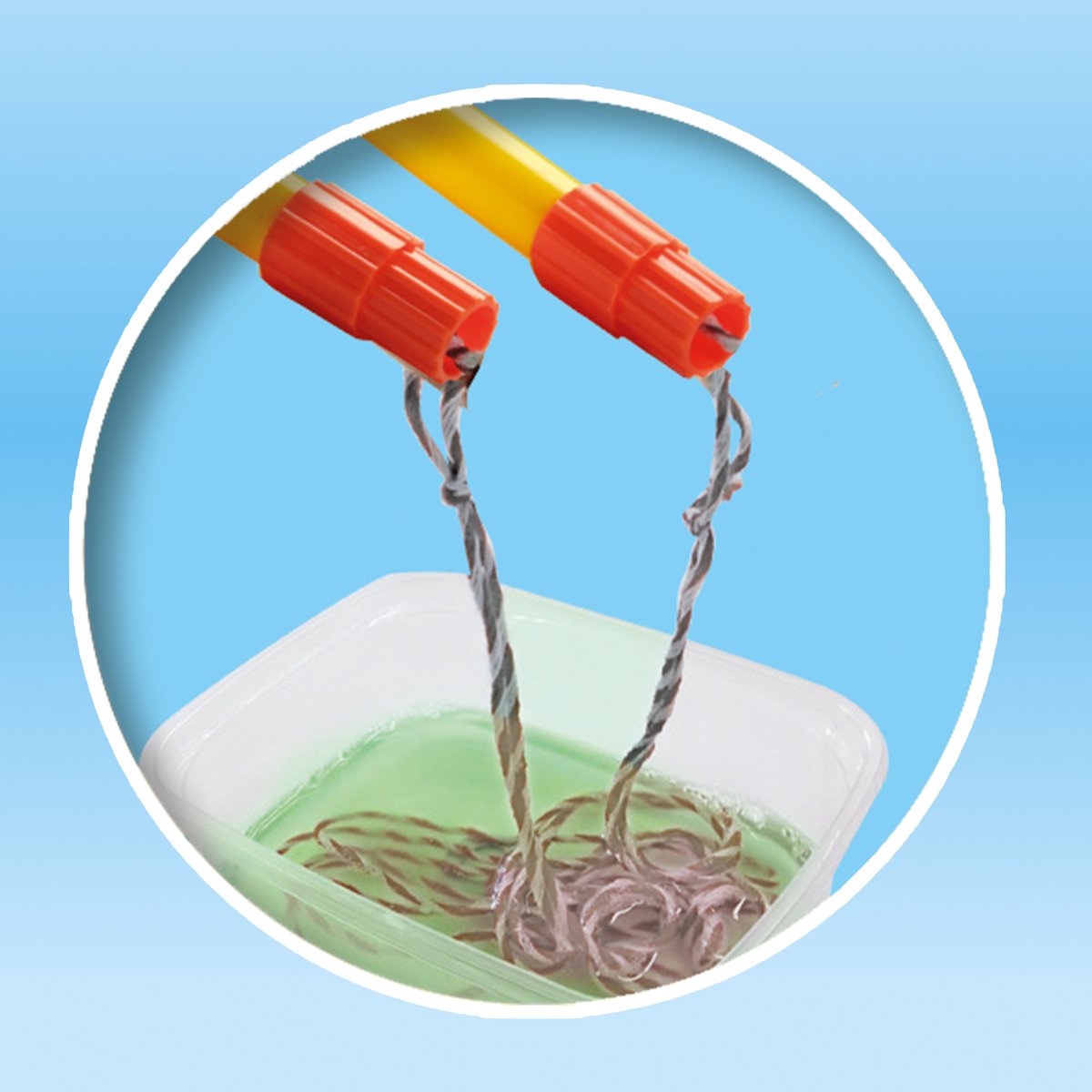 SES Creative 02323 Mega Bubbles met XXL Stokken - Extra grote bellenblazen met handige tool