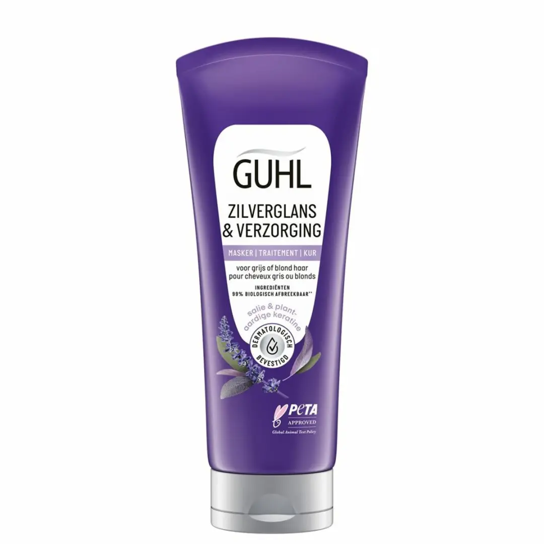 Guhl Haarmasker Zilverglans & Verzorging Anti-Geel 200ml