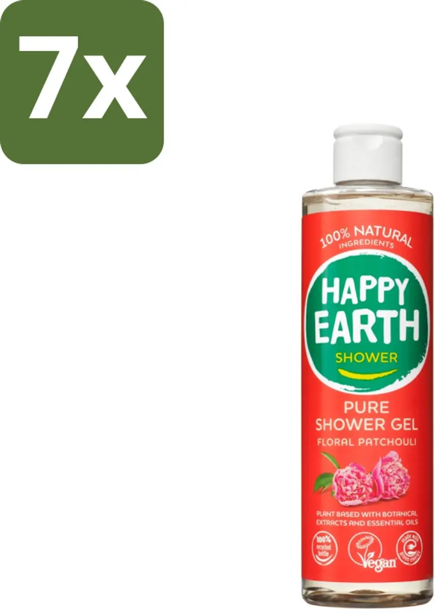 Happy Earth Douchegel Patchouli 300ml