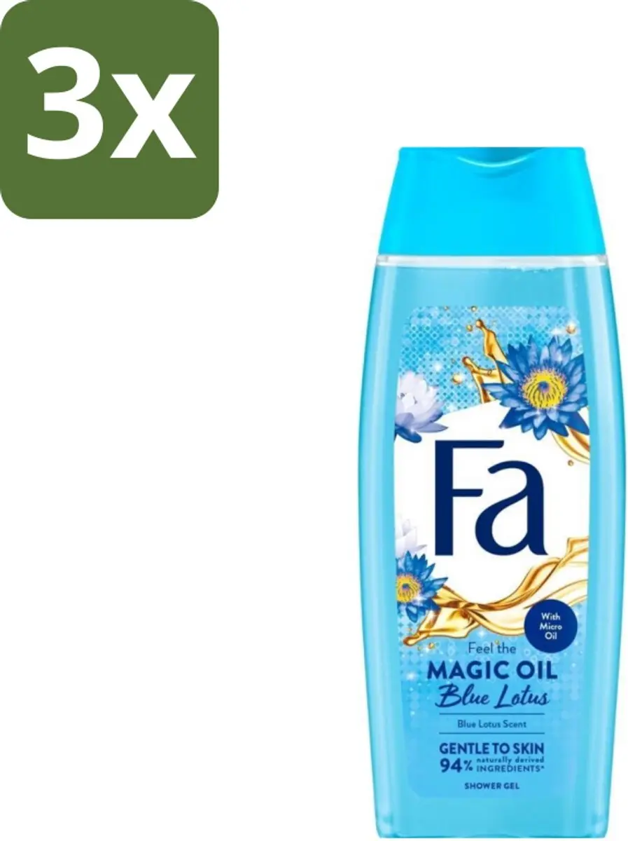 Fa Magische Olie Douchegel Blue Lotus 750ml