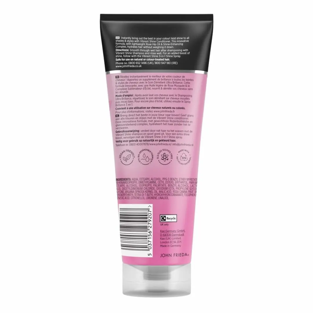 John Frieda Vibrant Shine Colour Conditioner 250ml