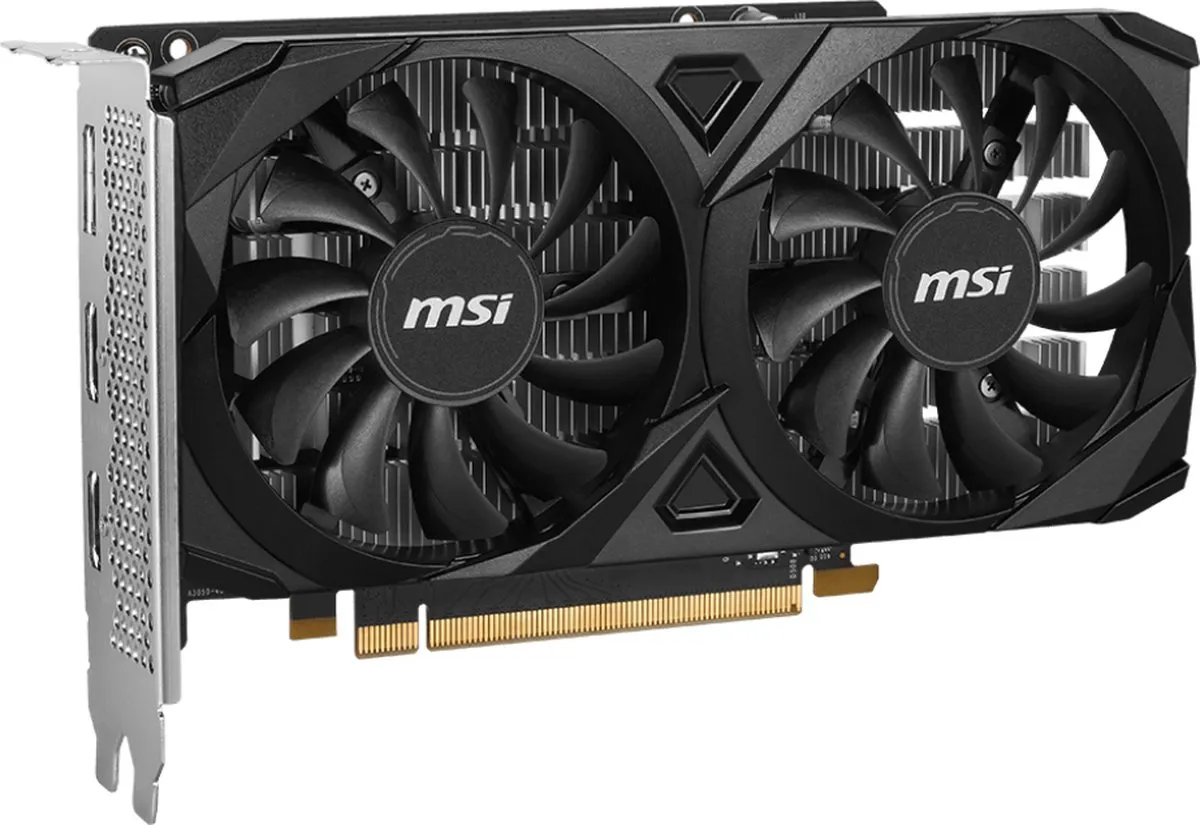 MSI GeForce RTX 3050 Ventus 2X E 6G OC Videokaart - 6GB GDDR6