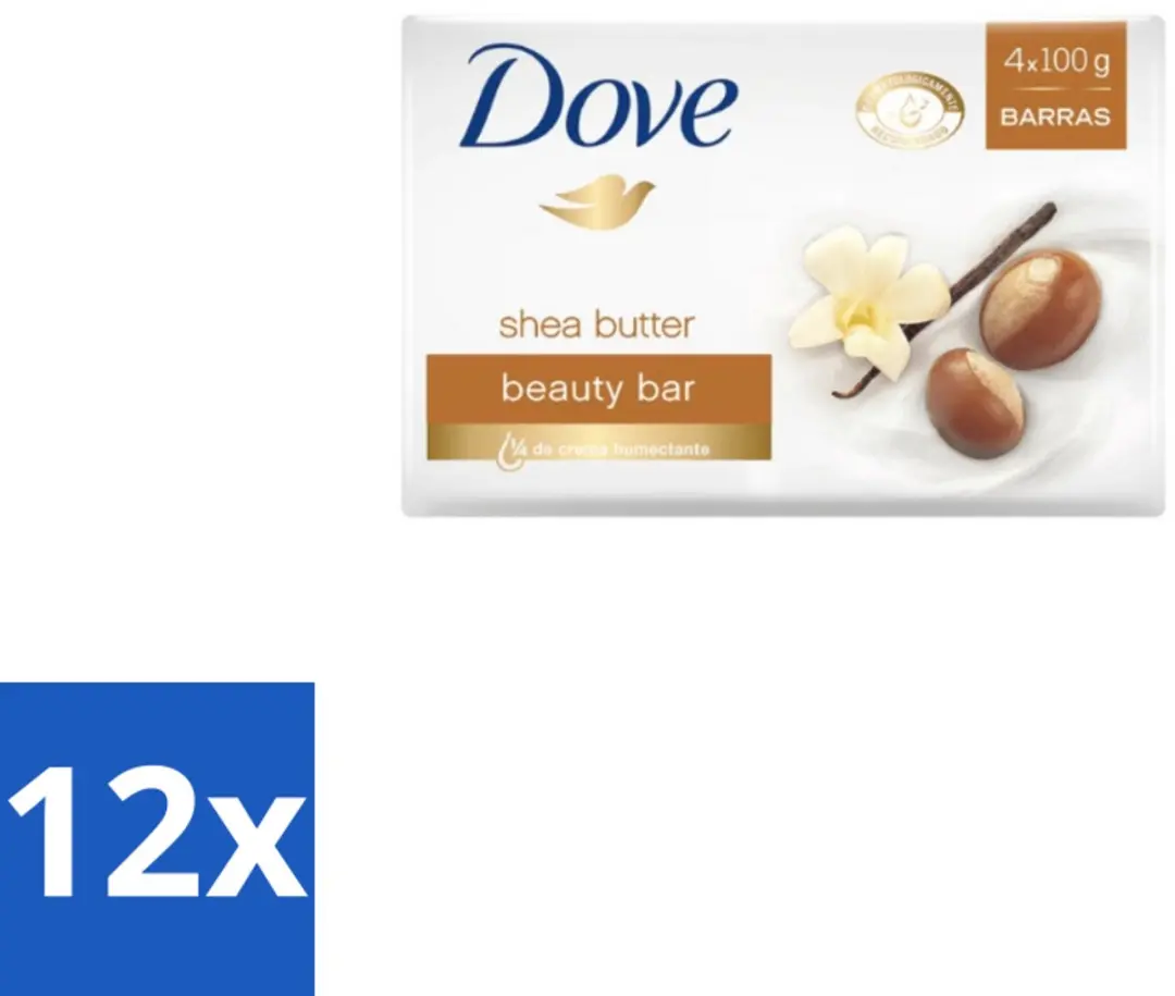 Dove Sheabutter Zeep 12 Stuks