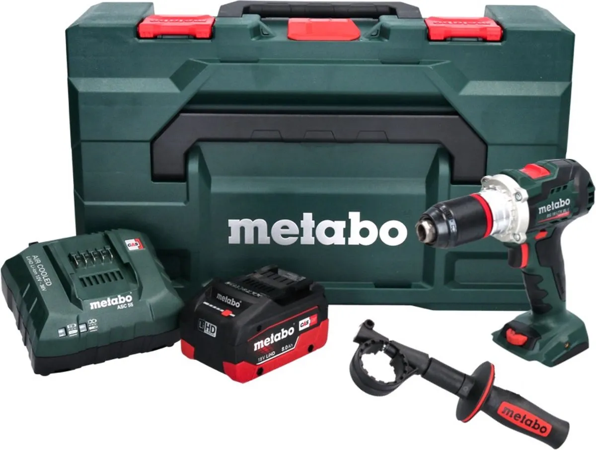 Metabo BS 18 LTX BL Accuboormachine 18V 130Nm - 1x 8.0Ah Accu - afbeelding 3 van 5