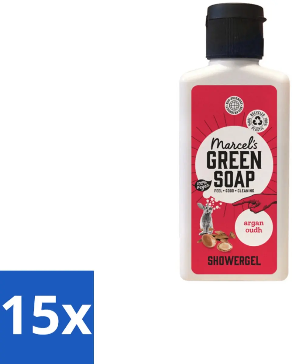 Marcel's Green Soap Argan & Oudh Mini Douchegel 100ml