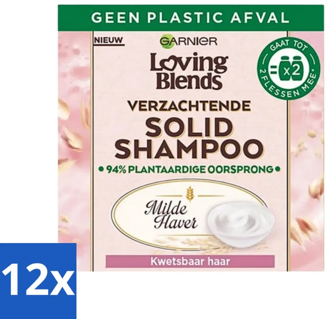 Garnier Loving Blends Milde Haver Solid Shampoo Bar
