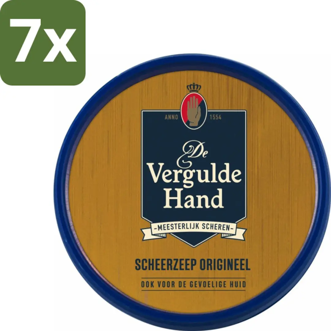 Vergulde Hand Scheerzeep Tablet 75g
