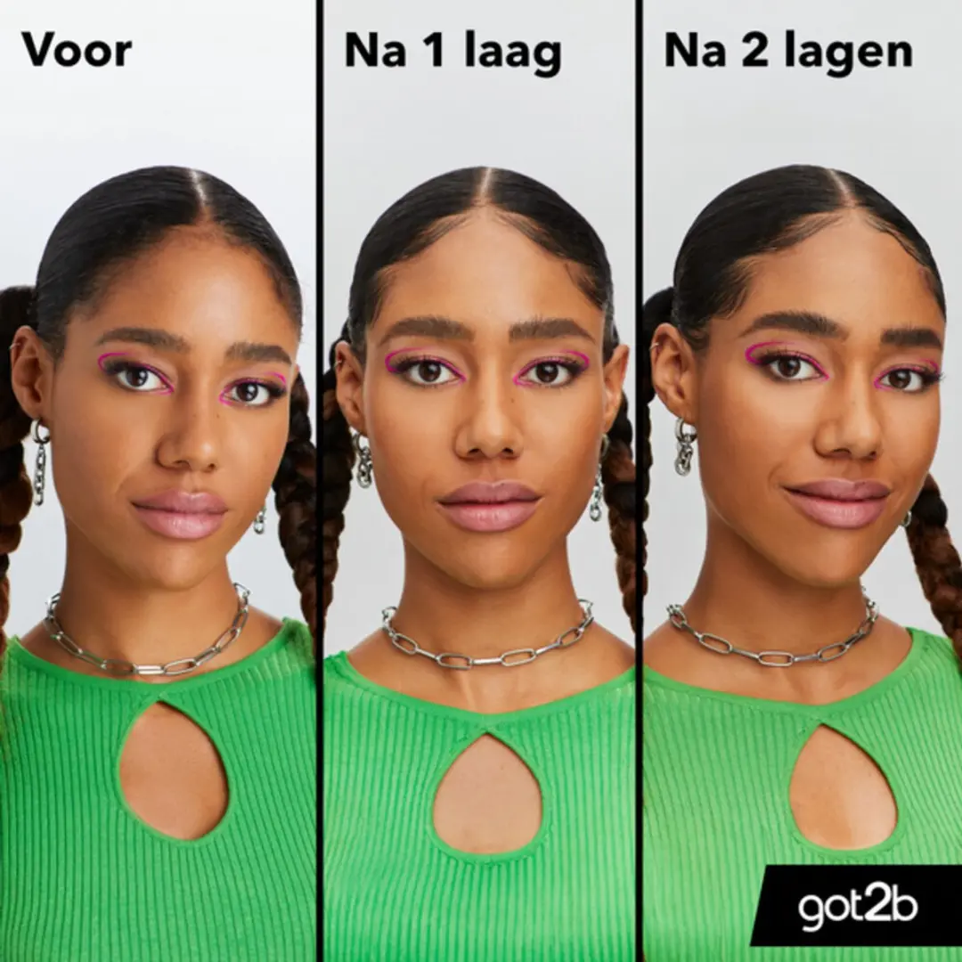 Got2B 2-in-1 Gel Brows & Edges Zwart - 6x16ml