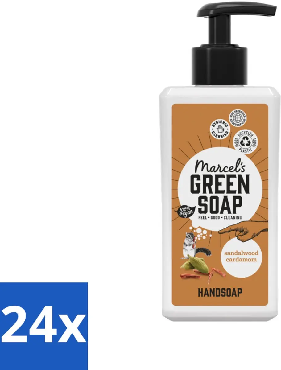 Marcel's Green Soap Handzeep Sandelhout & Kardemom 500ml