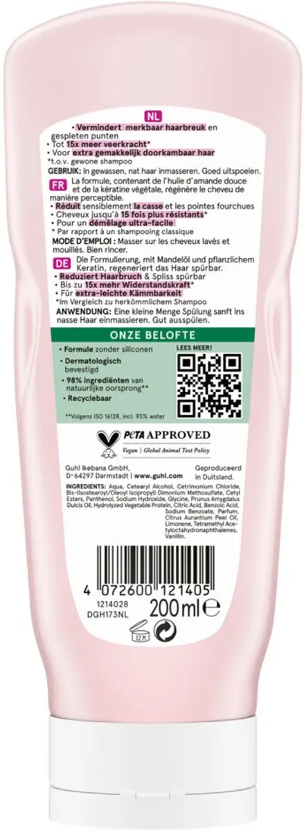 Guhl Conditioner Rijke Voeding 200ml