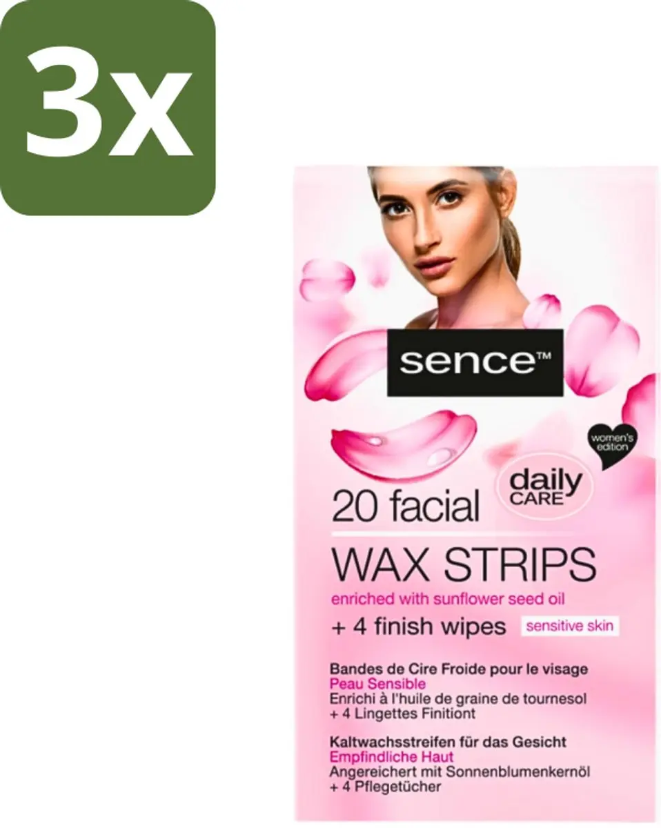 Sence Waxstrips Gezicht 90g