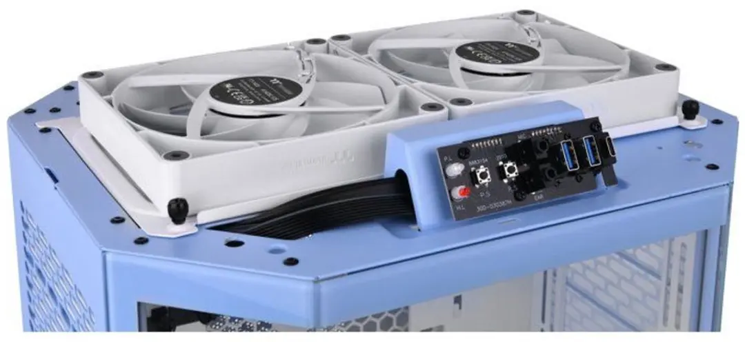 Thermaltake The Tower 300 PC Behuizing - 2x 140mm ARGB Ventilatoren - afbeelding 6 van 6