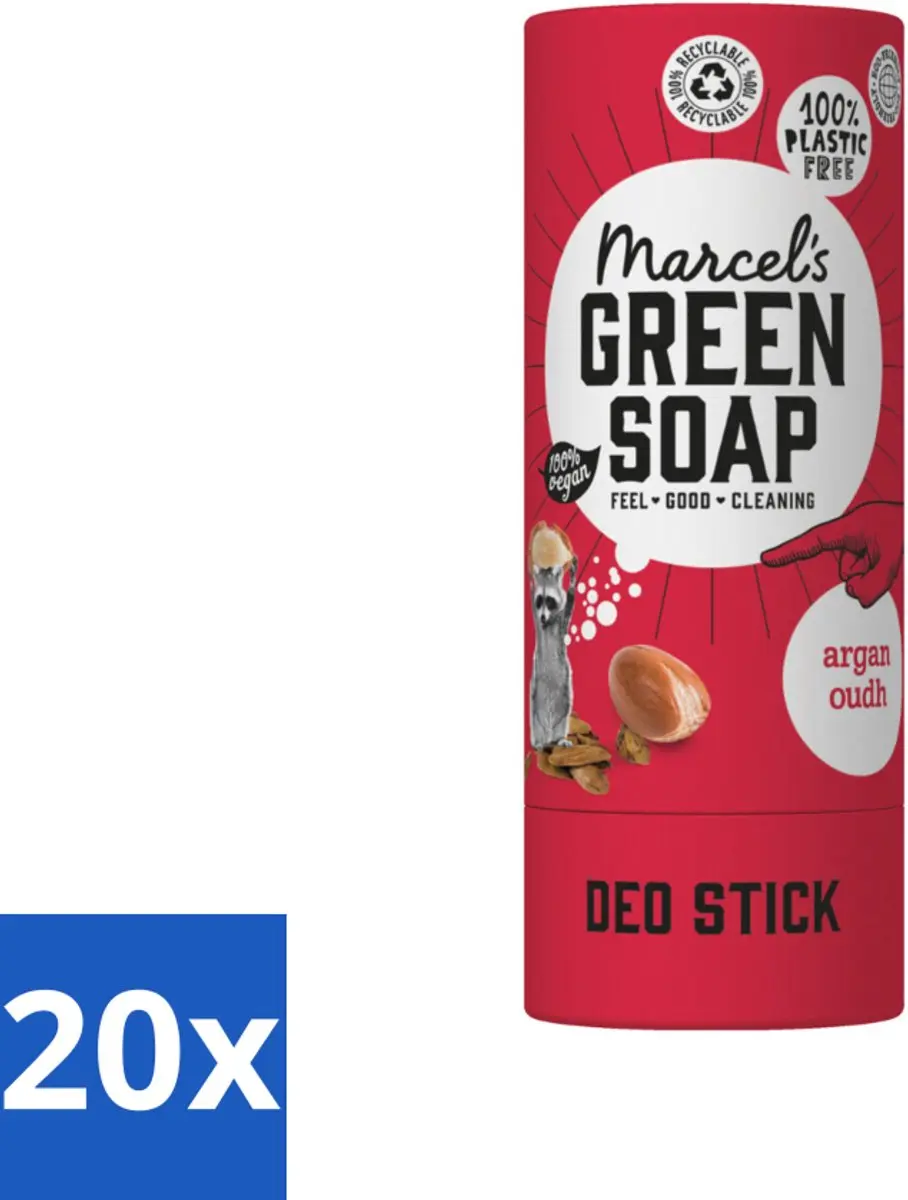 Marcel's Green Soap Deodorant Stick Argan & Oudh 40g