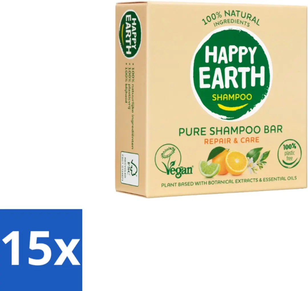 Happy Earth Repair & Care Shampoo Bar 70g