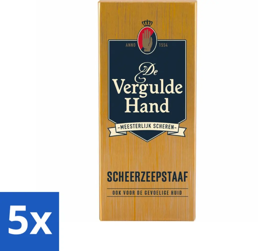 Vergulde Hand Scheerzeepstaaf 75g