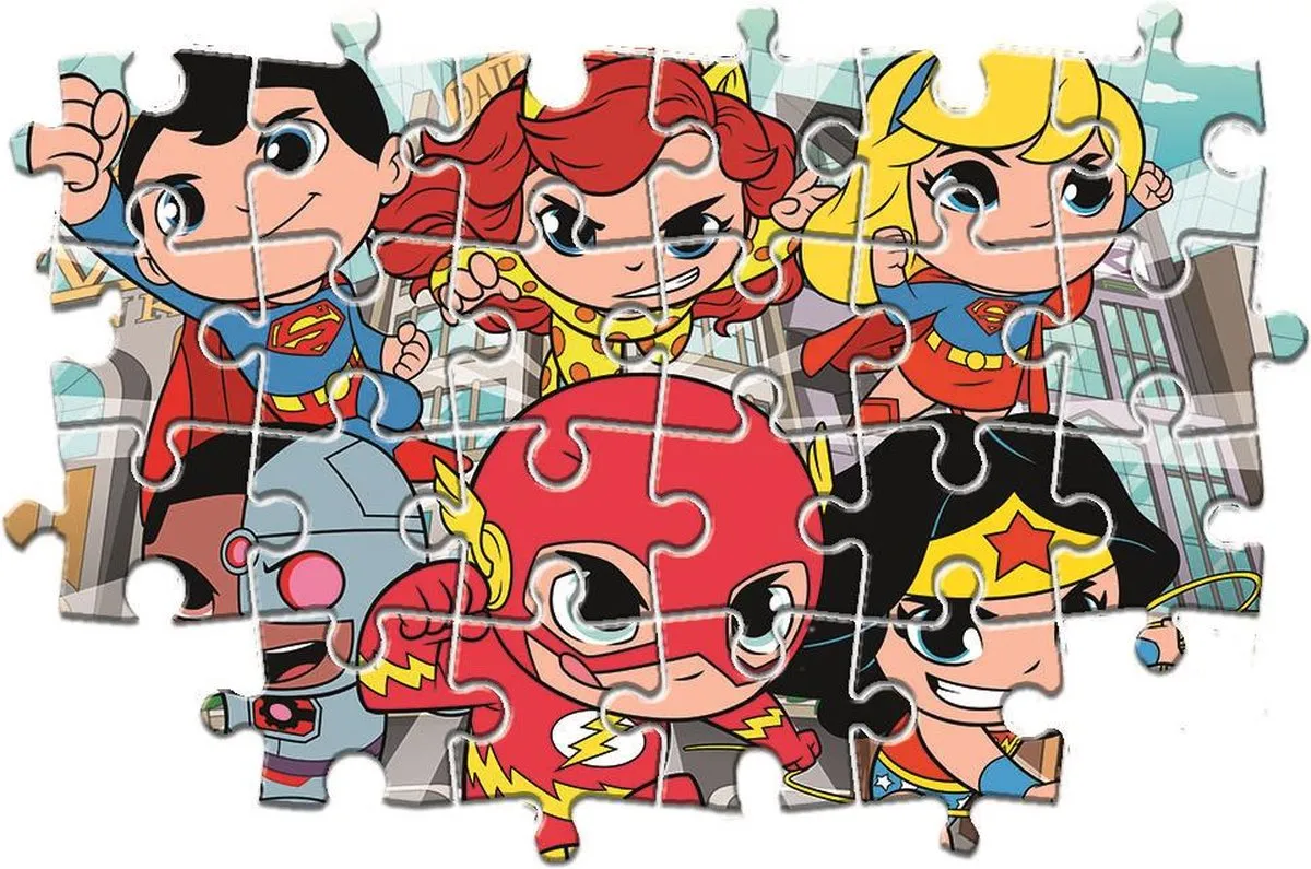 Clementoni DC Comics Kinderpuzzel 104 Stukjes - Multikleur