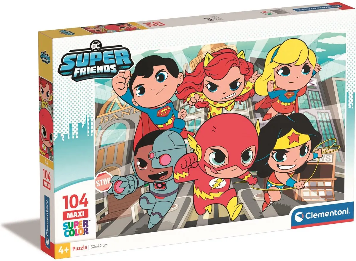 Clementoni DC Comics Kinderpuzzel 104 Stukjes